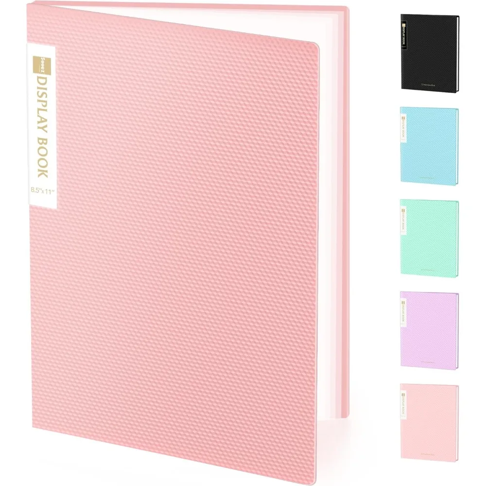 30-Pocket Binder with Plastic Sleeves 8.5x11, Heavy Duty Art Portfolio Folder with Clear Sheet Protectors, Display 60 Pages, Pr
30-Pocket Binder with Plastic Sleeves 8.5x11, Heavy Duty Art Portfolio Folder with Clear Sheet Protectors, Display 60 Pages, Pr