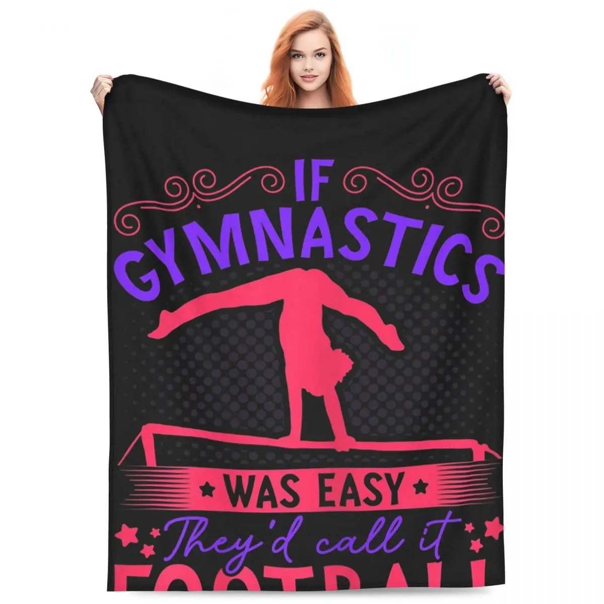 If Gymnastics Was Easy Theyd Call It Football Blanket Throw Blanket Breathable Throw Blankets for Bedroom Throws Bedspread Quilt
If Gymnastics Was Easy Theyd Call It Football Blanket Throw Blanket Breathable Throw Blankets for Bedroom Throws Bedspread Quilt