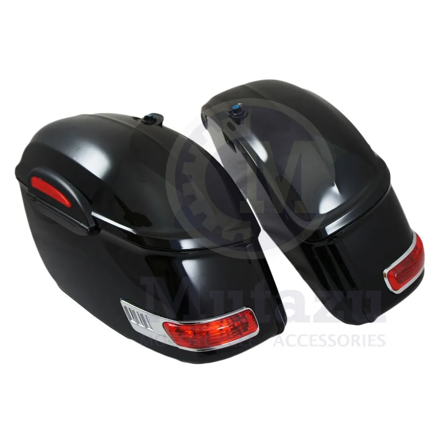 Mutazu Universal RS Motorcycle Hard Saddlebags Saddle Bags for Cruisers Baggers
Mutazu Universal RS Motorcycle Hard Saddlebags Saddle Bags for Cruisers Baggers