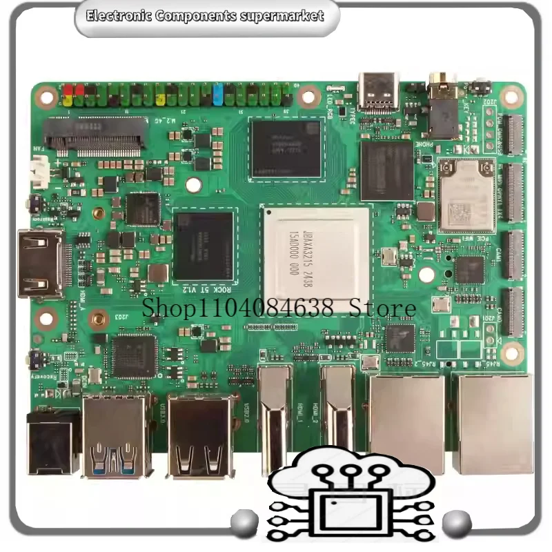 For Radxa ROCK 5T RK3588 8-core CPU, 8K HDMI, LPDDR5 RAM, and WiFi 6