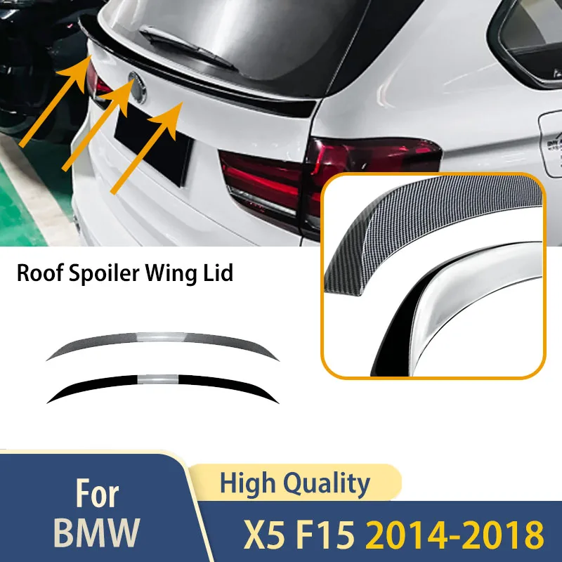Car Rear Trunk Roof Spoiler Wing Parts For BMW X5 F15 2014 2015 2016 2017 2018 Spoiler Wings Auto Accessories Body Kit Tuning
Car Rear Trunk Roof Spoiler Wing Parts For BMW X5 F15 2014 2015 2016 2017 2018 Spoiler Wings Auto Accessories Body Kit Tuning