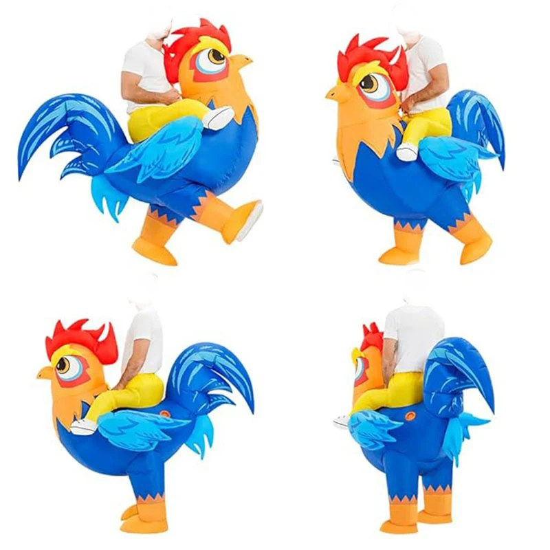 Colorful Rooster Inflatable Suit Adult Polyester Cartoon Doll Stage Performance Cosplay Clothing Festival Party Funny Prop
Colorful Rooster Inflatable Suit Adult Polyester Cartoon Doll Stage Performance Cosplay Clothing Festival Party Funny Prop