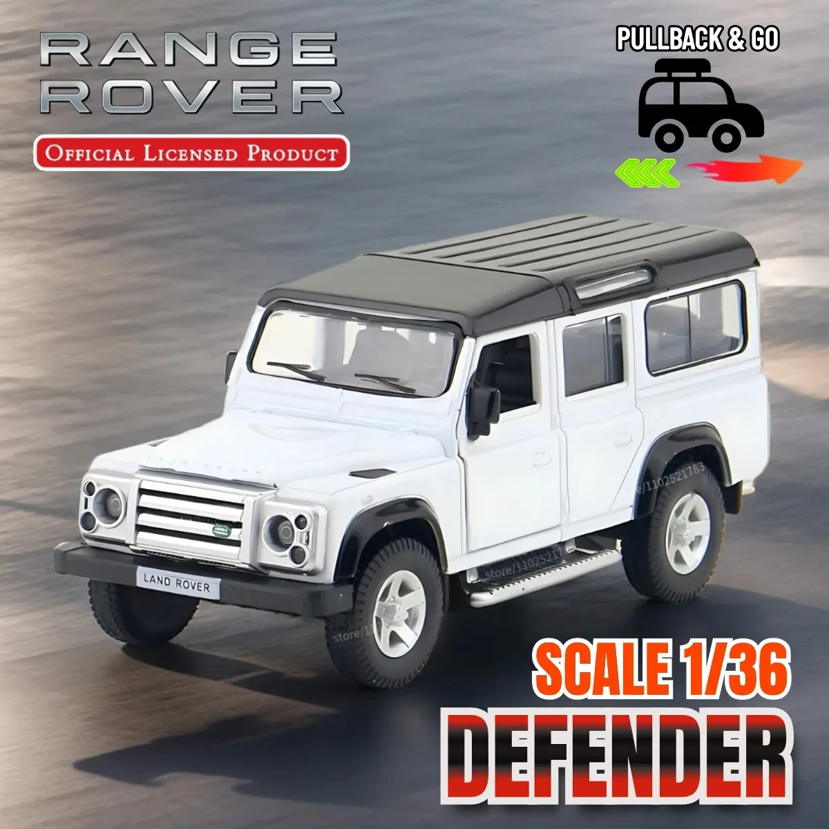 1/36 Land Rover Defender Pullback, модель игрушечного автомобиля, официальный лицензированный сплав, литой под давлением автомобиль, масштабная копия, рождественский подарок, детская игрушка для мальчиков
1/36 Land Rover Defender Pullback, модель игрушечного автомобиля, официальный лицензированный сплав, литой под давлением автомобиль, масштабная копия, рождественский подарок, детская игрушка для мальчиков
