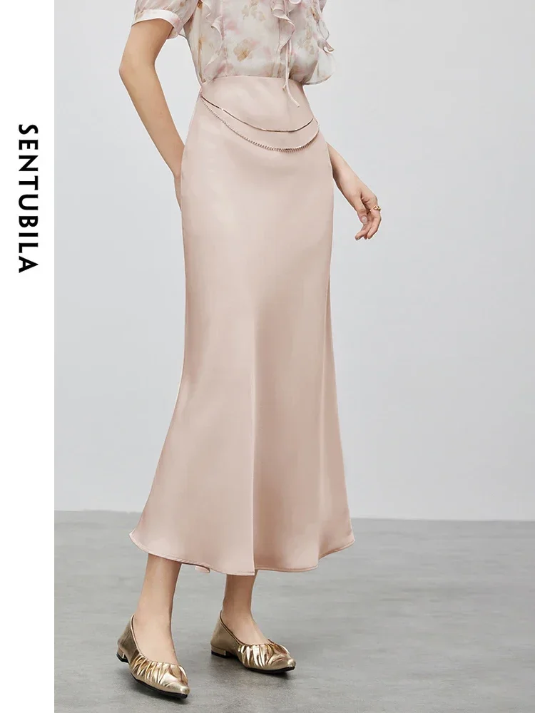 SENTUBILA Elegant Maxi Skirt Women 2025 Spring Summer Solid Simple Comfort Elastic Waist Long Skirts Woman Clothing 142Q55051
SENTUBILA Elegant Maxi Skirt Women 2025 Spring Summer Solid Simple Comfort Elastic Waist Long Skirts Woman Clothing 142Q55051