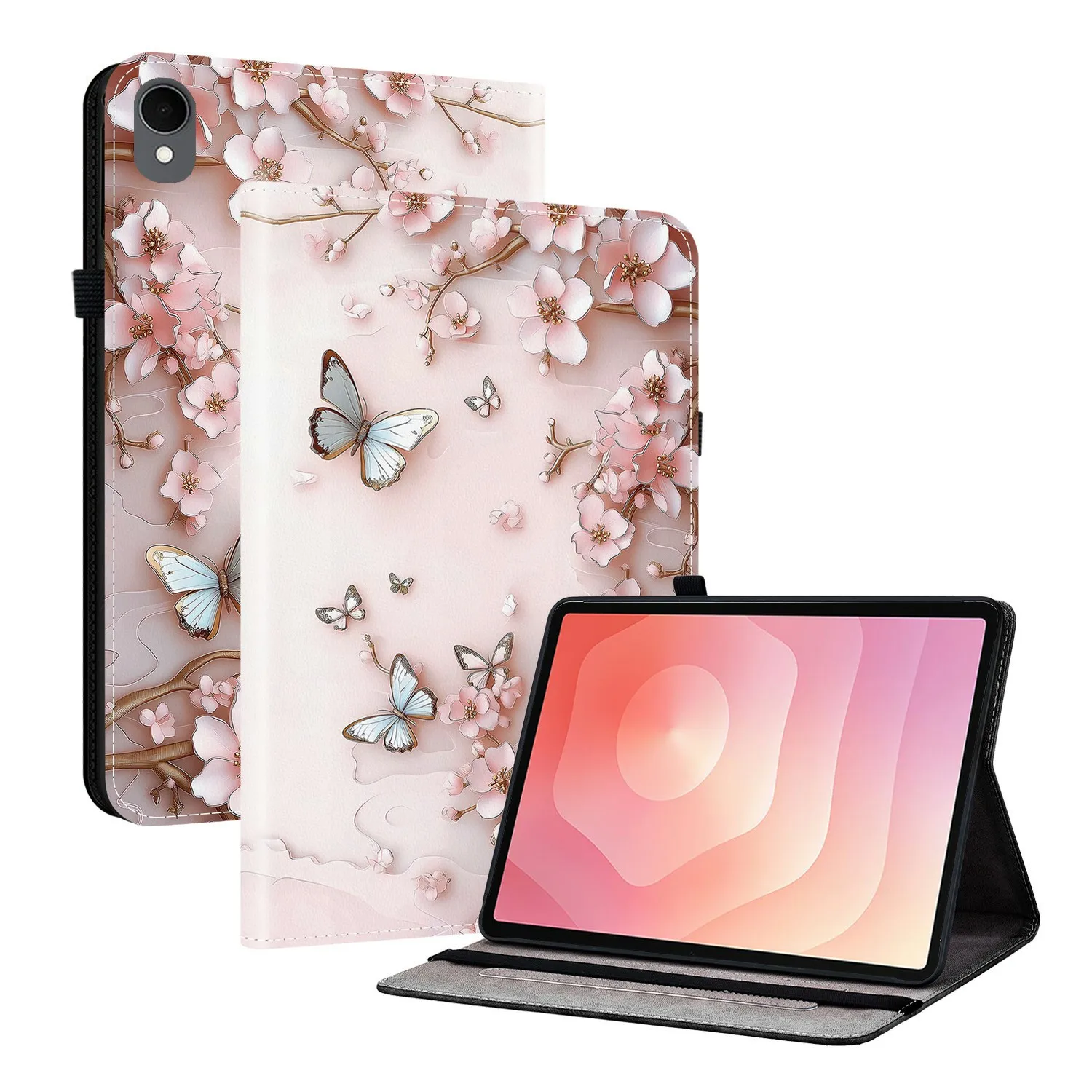 For Samsung Galaxy Tab S11 Leather Case Pattern Printed Stand Tablet Cover with Card Slots - Pink Butterfly
For Samsung Galaxy Tab S11 Leather Case Pattern Printed Stand Tablet Cover with Card Slots - Pink Butterfly