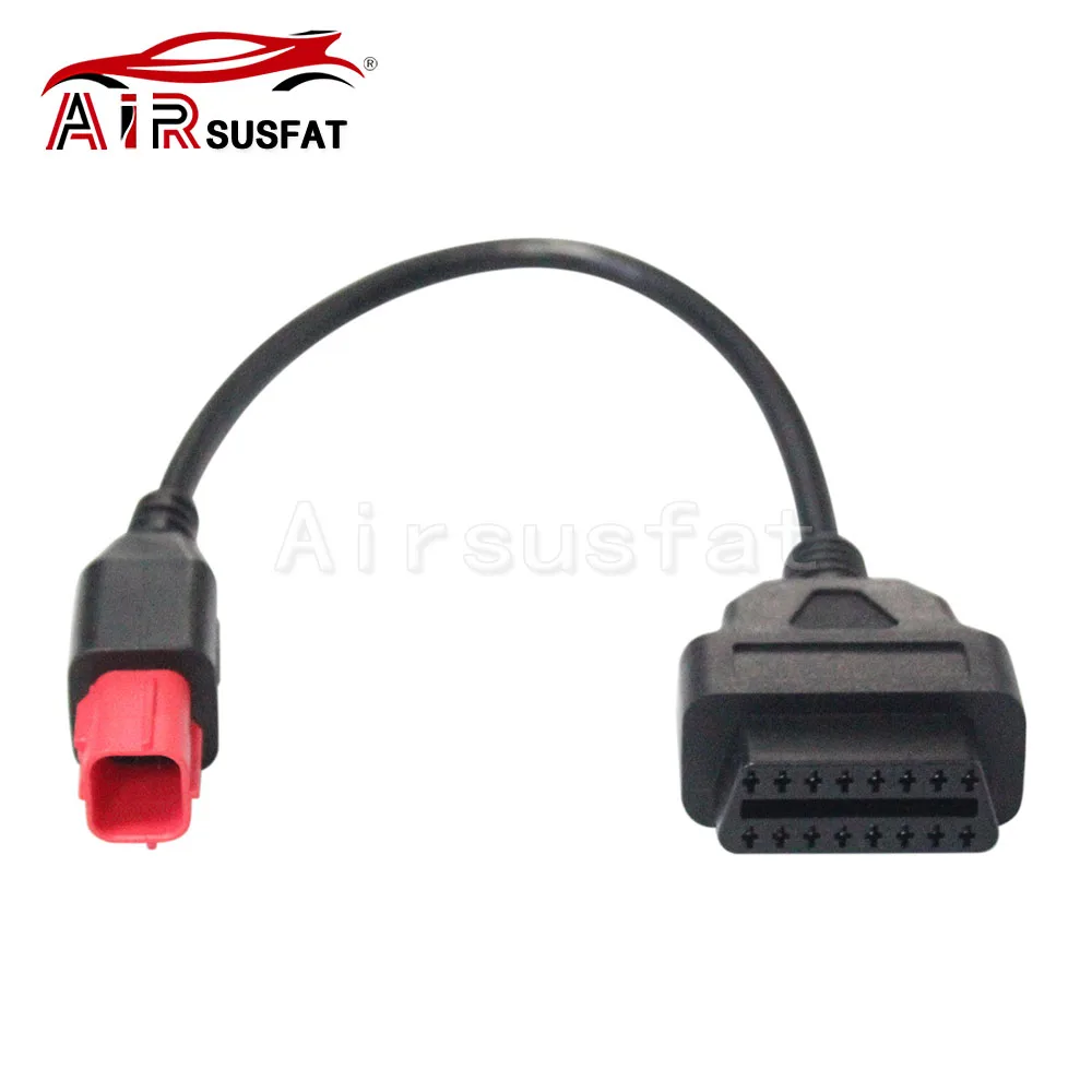 6-контактный диагностический кабель OBD2, совместимый с устройствами для чтения кодов неисправностей, для мотоциклов Guzzi, Kawasaki, Suzuki, Yamaha, Piaggio, Vespa, Honda.
6-контактный диагностический кабель OBD2, совместимый с устройствами для чтения кодов неисправностей, для мотоциклов Guzzi, Kawasaki, Suzuki, Yamaha, Piaggio, Vespa, Honda.