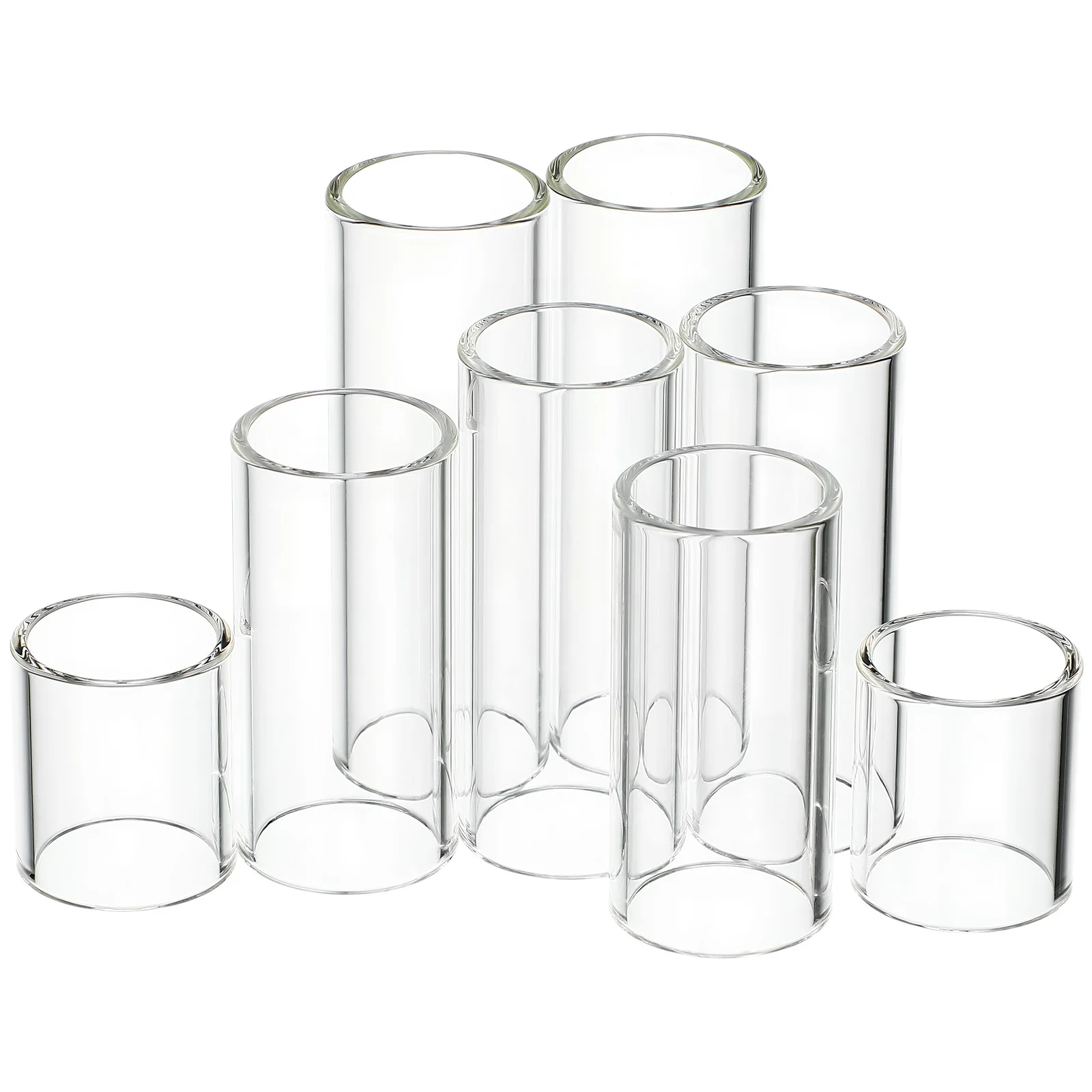 8Pcs Guitar Slides Glass Finger Covers for Acoustic Electric Bass Warm Tone Sustained Sound Versatile Playing Styles Guitar
8Pcs Guitar Slides Glass Finger Covers for Acoustic Electric Bass Warm Tone Sustained Sound Versatile Playing Styles Guitar