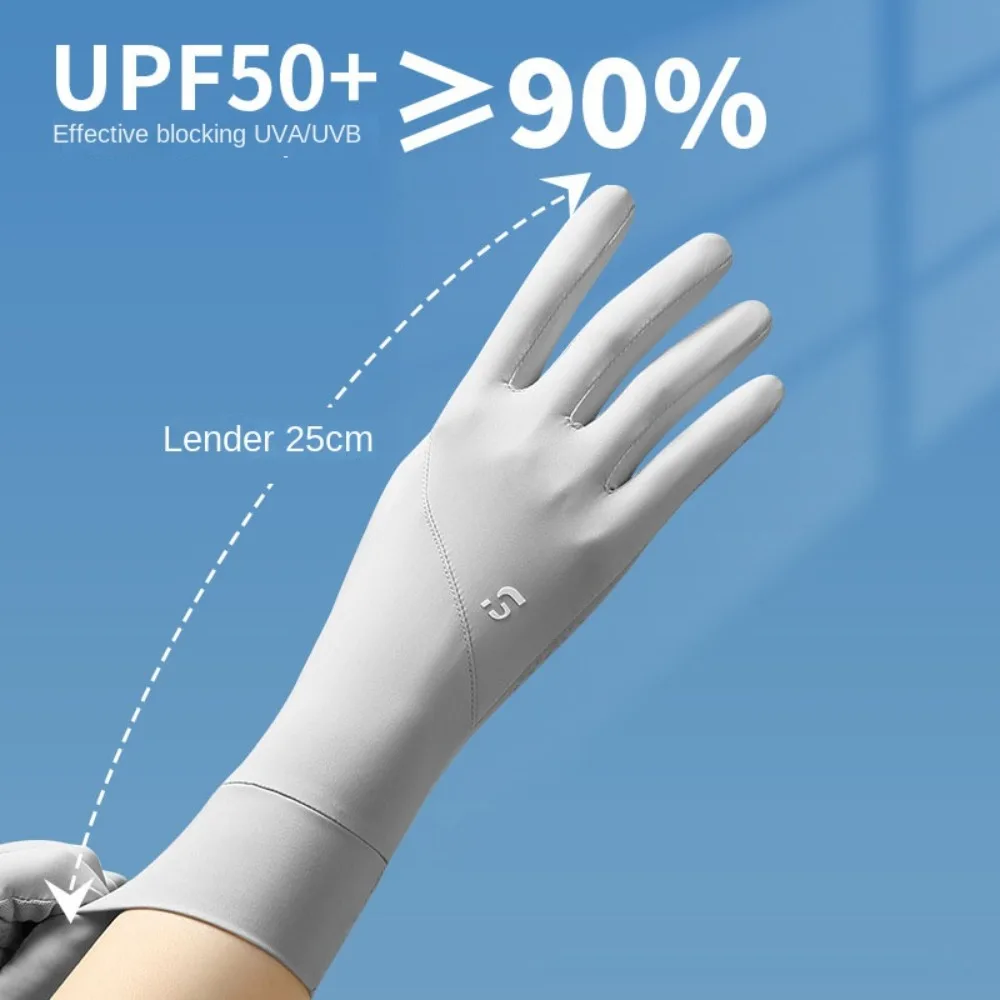 Ice Silk Women Sunscreen Gloves Thin Elastic Touch Screen Ice Silk Gloves Anti-UV Exposed Finger Cycling Driving Gloves
Ice Silk Women Sunscreen Gloves Thin Elastic Touch Screen Ice Silk Gloves Anti-UV Exposed Finger Cycling Driving Gloves