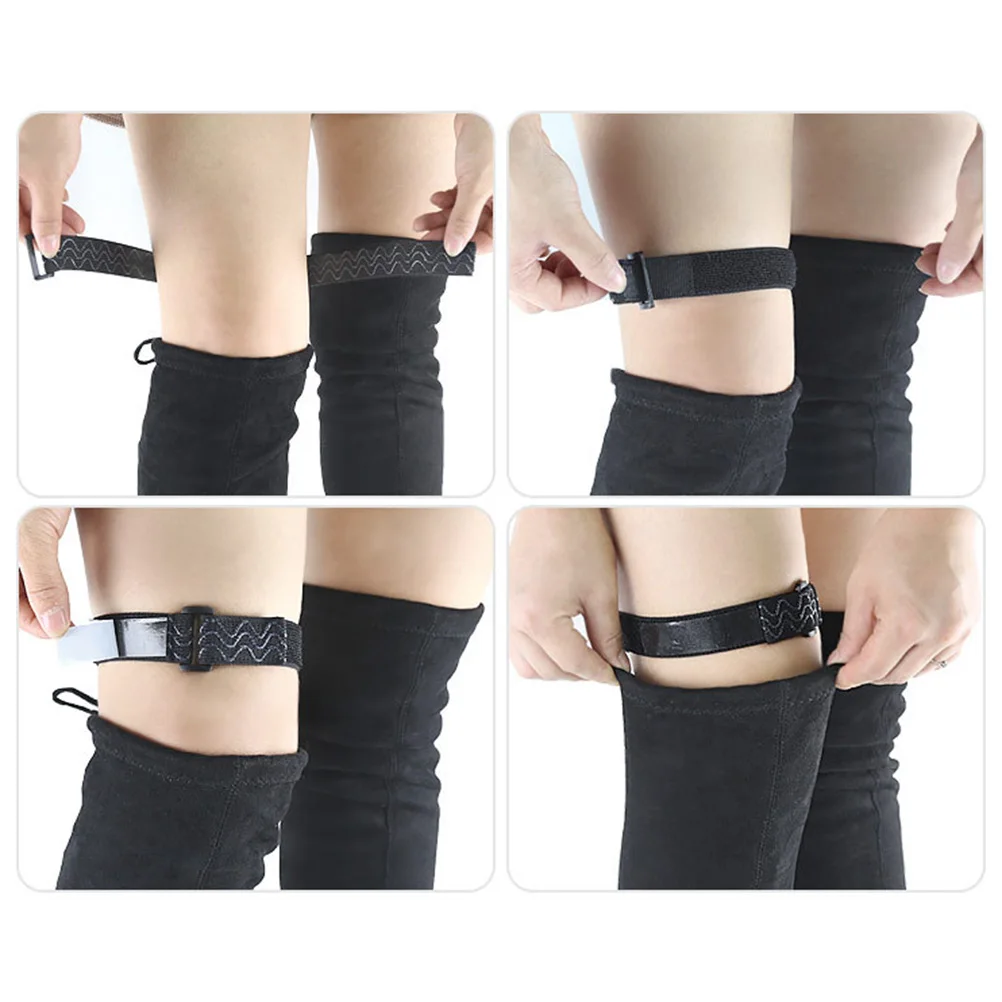 2 Sets High Boots Straps Anti-Slip Adjustable Fixing Band For Oversized Boots Leg Support Reusable Boot Accessories For Camping 
2 Sets High Boots Straps Anti-Slip Adjustable Fixing Band For Oversized Boots Leg Support Reusable Boot Accessories For Camping