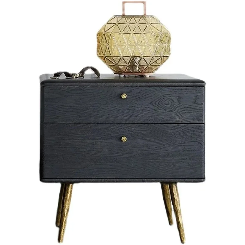 Nordic Solid Wood Bed Small Apartment Light Luxury Bedside Cabinet Simple Modern Black Bedroom Double Drawer Bedside Table
Nordic Solid Wood Bed Small Apartment Light Luxury Bedside Cabinet Simple Modern Black Bedroom Double Drawer Bedside Table