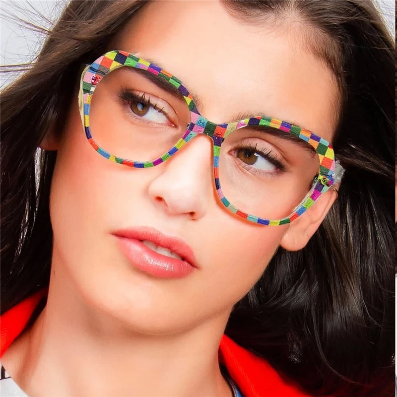 New Brand Luxury Design Rainbow Print Lady Oversized Frame Photochromic Anti Blue Light Hyperopia Prescription Reading Glasses
New Brand Luxury Design Rainbow Print Lady Oversized Frame Photochromic Anti Blue Light Hyperopia Prescription Reading Glasses