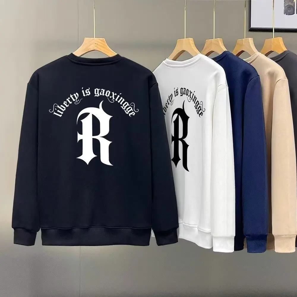 2024 Trendy Cotton Sweatshirts Stylish Men Sportswear American High Quality Harajuku Sweater O Neck Top Long Sleeved Printed Tee
2024 Trendy Cotton Sweatshirts Stylish Men Sportswear American High Quality Harajuku Sweater O Neck Top Long Sleeved Printed Tee