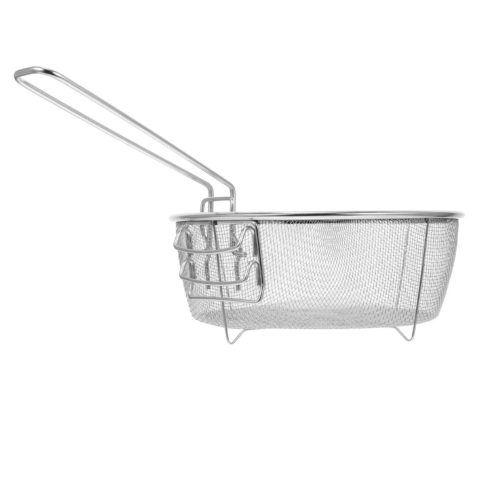 Foldable Frying Basket Stainless Steel Mesh Pot Drain Oil Quickly Kitchen Supplies French Fries Basket Cooking Gadget
Foldable Frying Basket Stainless Steel Mesh Pot Drain Oil Quickly Kitchen Supplies French Fries Basket Cooking Gadget