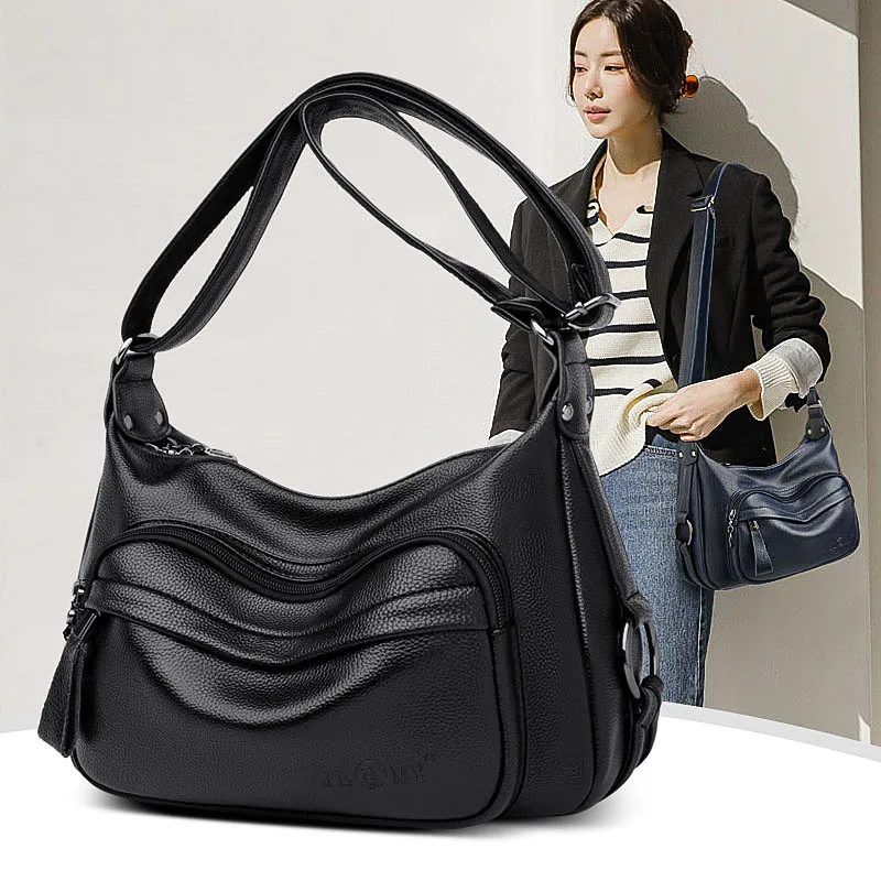 2024 New Fashionable Message Genuine Leather Women Shoulder Bags Soft Party High Capacity Tote Multifunction Ladies Handbags
2024 New Fashionable Message Genuine Leather Women Shoulder Bags Soft Party High Capacity Tote Multifunction Ladies Handbags