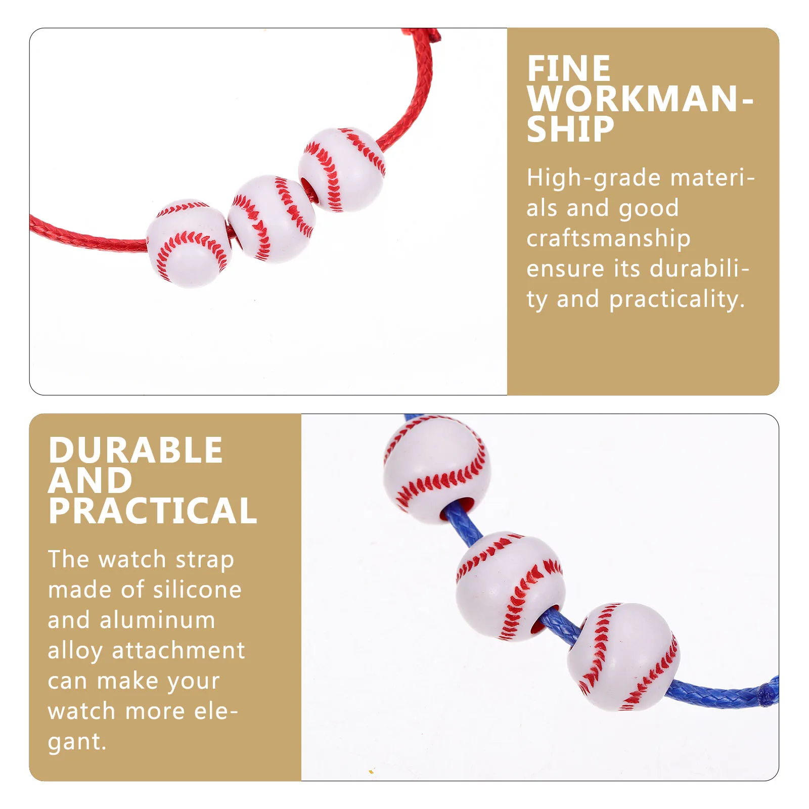 30pcs Baseball Bracelet Braided Sports Wristb s H Jewelry Lightweight Comfortable Durable Fashion Accessory Gift
30pcs Baseball Bracelet Braided Sports Wristb s H Jewelry Lightweight Comfortable Durable Fashion Accessory Gift