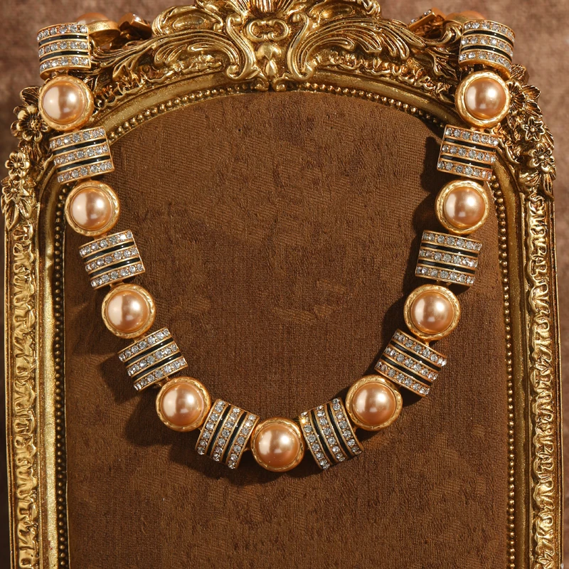 Vintage Rhinestone Pearl Chunky Necklace Glass Champagne Gold Color Choker Neck Wedding Bridal Accessories For Women 2025 New In
Vintage Rhinestone Pearl Chunky Necklace Glass Champagne Gold Color Choker Neck Wedding Bridal Accessories For Women 2025 New In