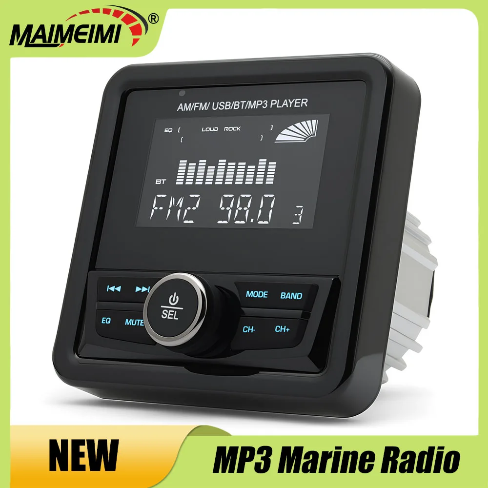 Stereo Marine Radio 3inch MP3 Boat Radio Display Media Video Player Waterproof Bluetooth-compatible AUX AM FM RDS For ATV UTV
Stereo Marine Radio 3inch MP3 Boat Radio Display Media Video Player Waterproof Bluetooth-compatible AUX AM FM RDS For ATV UTV