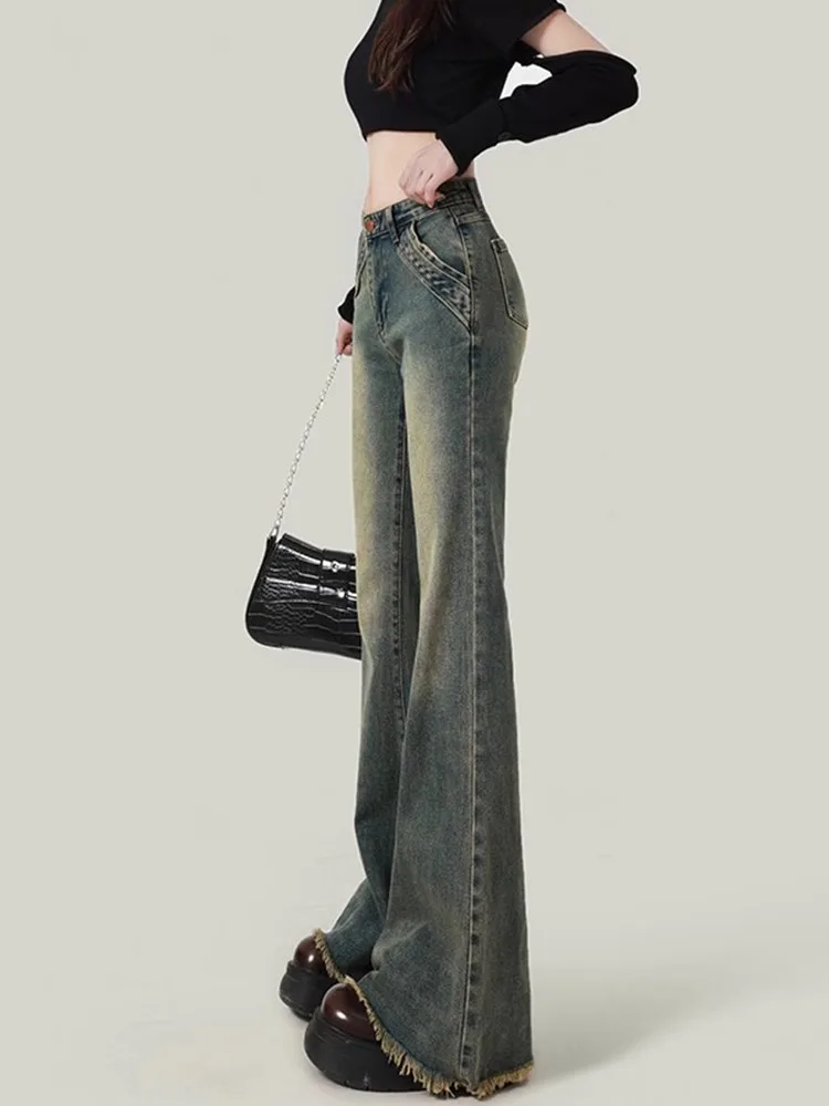 High Waist Wide Leg Jeans Women's plus Size Spring Summer Slimming Hoof Pants Cotton Blend Stretch Denim
High Waist Wide Leg Jeans Women's plus Size Spring Summer Slimming Hoof Pants Cotton Blend Stretch Denim
