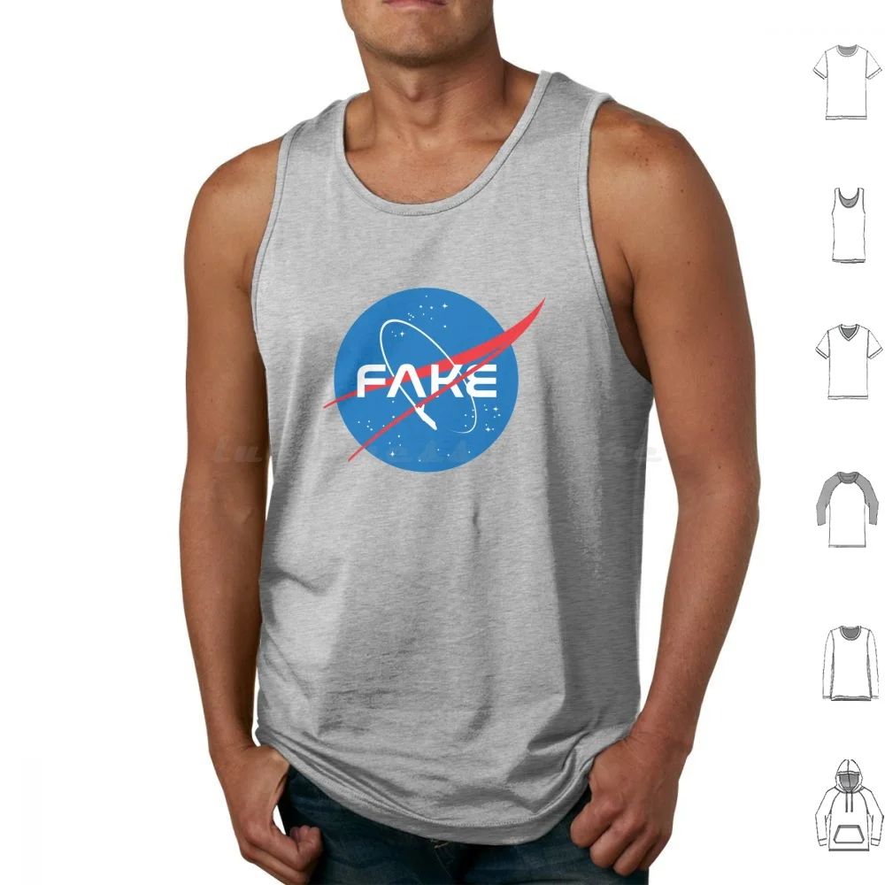 Fake Logo Tank Tops Vest Sleeveless Lies Fake Apollo Apolla 13 Moon Space Ship Fake Liars Liar Lies Hoax Space Is Fake Flat
Fake Logo Tank Tops Vest Sleeveless Lies Fake Apollo Apolla 13 Moon Space Ship Fake Liars Liar Lies Hoax Space Is Fake Flat