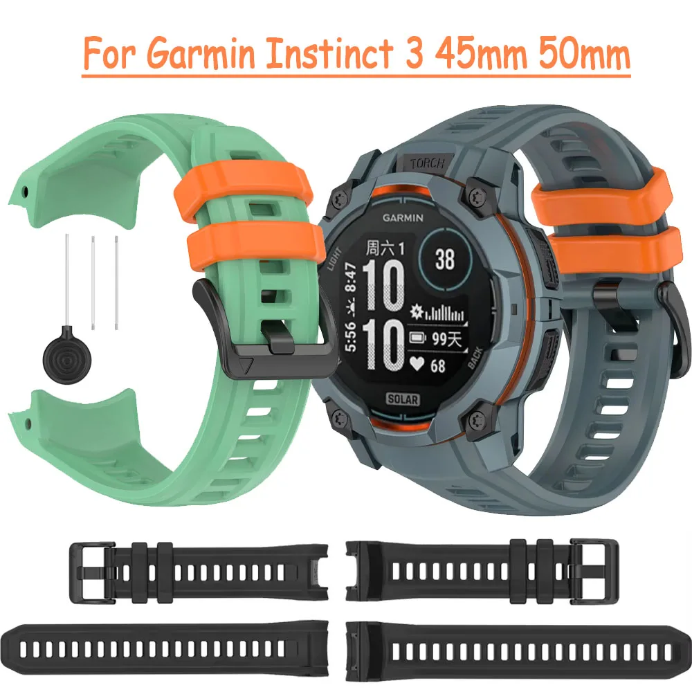 Official Silicone Strap For Garmin Instinct 3 Amoled 50mm 45mm Replace Replaceable Wristband For Garmin Instinct 3 Bracelet Band
Official Silicone Strap For Garmin Instinct 3 Amoled 50mm 45mm Replace Replaceable Wristband For Garmin Instinct 3 Bracelet Band