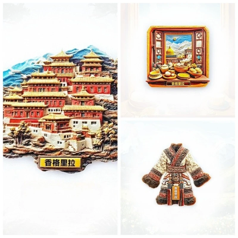 Shangri-La Prayer Wheel Fridge Magnet - 3D Tibetan Buddhist Souvenir Himalayan Cultural Decor Unique Gift
Shangri-La Prayer Wheel Fridge Magnet - 3D Tibetan Buddhist Souvenir Himalayan Cultural Decor Unique Gift