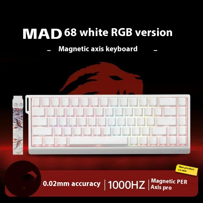 MADLIONS MAD 60/68HE Magnetic Switch Keyboard Wired Gaming Keyboard Hot Swap Rapid Trigger Custom Keyboard PC Gamer Accessories
MADLIONS MAD 60/68HE Magnetic Switch Keyboard Wired Gaming Keyboard Hot Swap Rapid Trigger Custom Keyboard PC Gamer Accessories