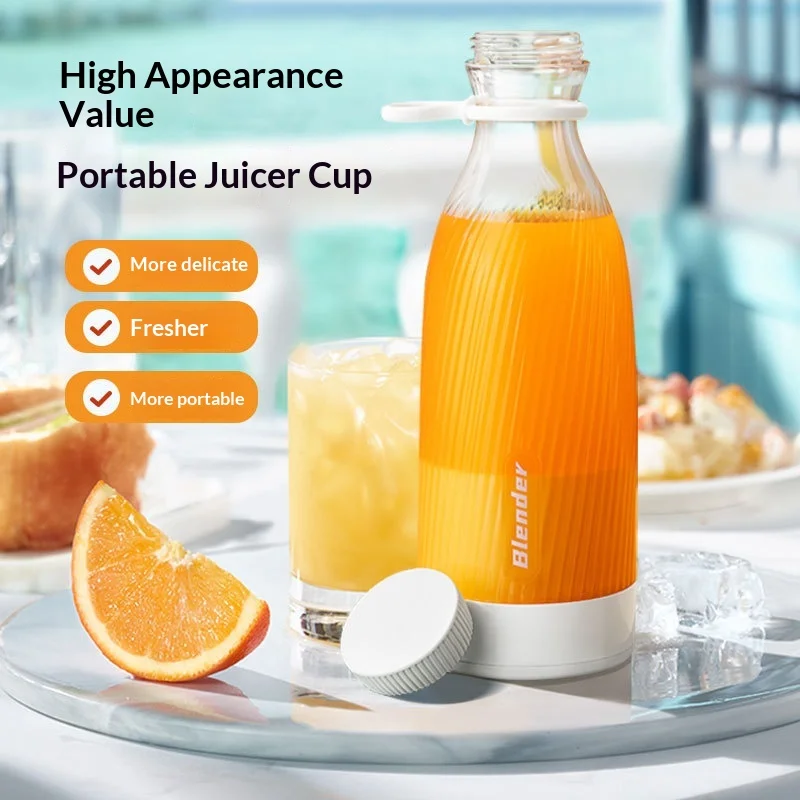Portable Mini Juicer USB Rechargeable 6 Blades Handheld Fruit Blender Multifunctional Juice Maker for Smoothie Milkshake
Portable Mini Juicer USB Rechargeable 6 Blades Handheld Fruit Blender Multifunctional Juice Maker for Smoothie Milkshake