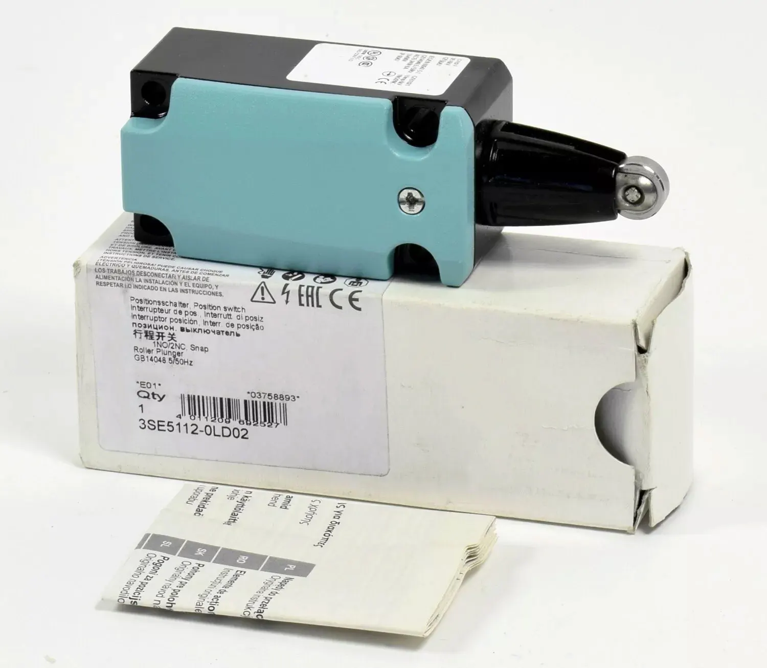 Brand New 3SE5112-0LD02 3SE5112-0LD02-1AA7 3SE5112-0LD02-1AJ0 3SE5112-0PD02-1AA7 Warranty One-year
Brand New 3SE5112-0LD02 3SE5112-0LD02-1AA7 3SE5112-0LD02-1AJ0 3SE5112-0PD02-1AA7 Warranty One-year