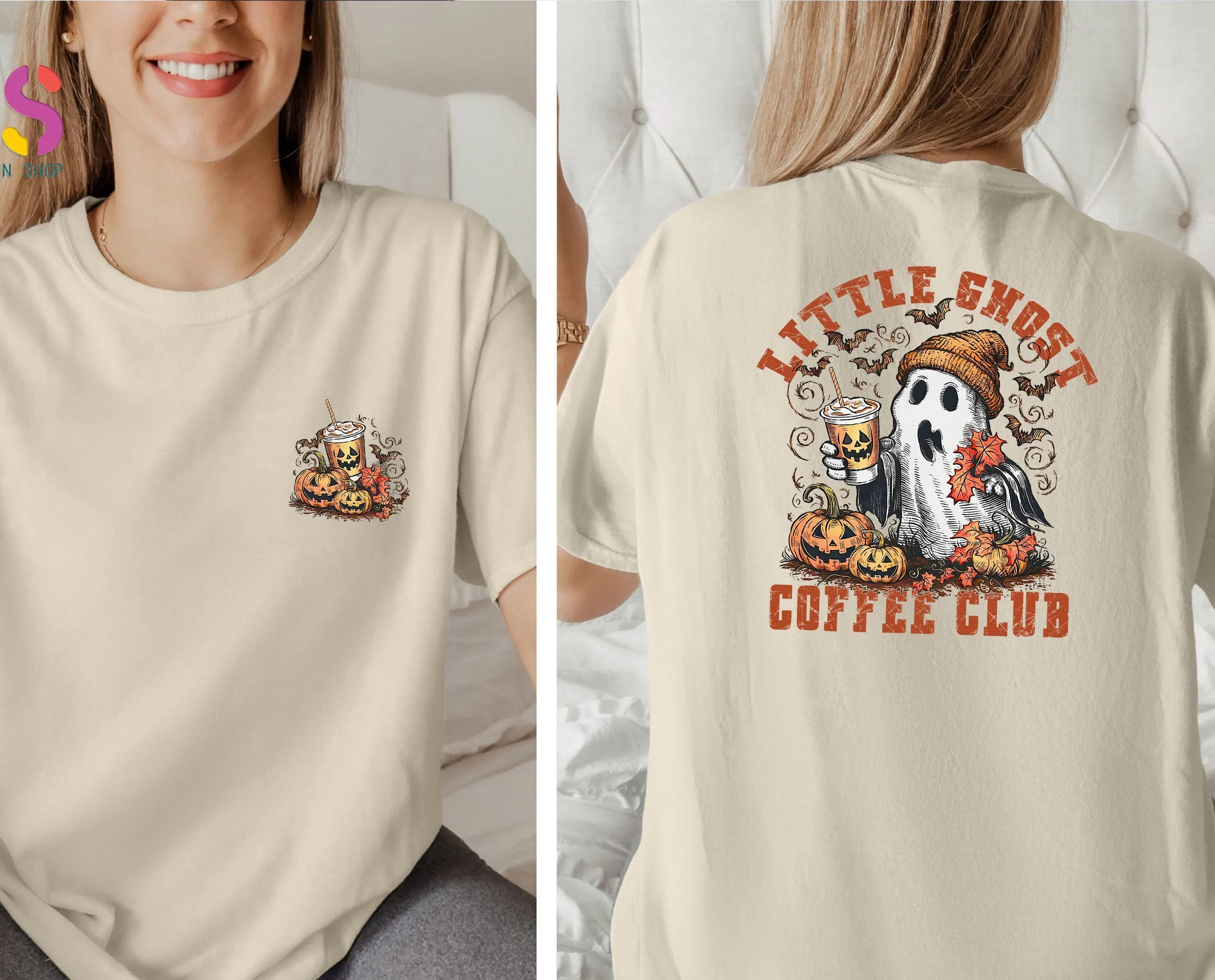 Футболка Little Ghost Coffee Club, милый жуткий Хэллоуин для влюбленных, уютные осенние наряды, забавный сезон
Футболка Little Ghost Coffee Club, милый жуткий Хэллоуин для влюбленных, уютные осенние наряды, забавный сезон