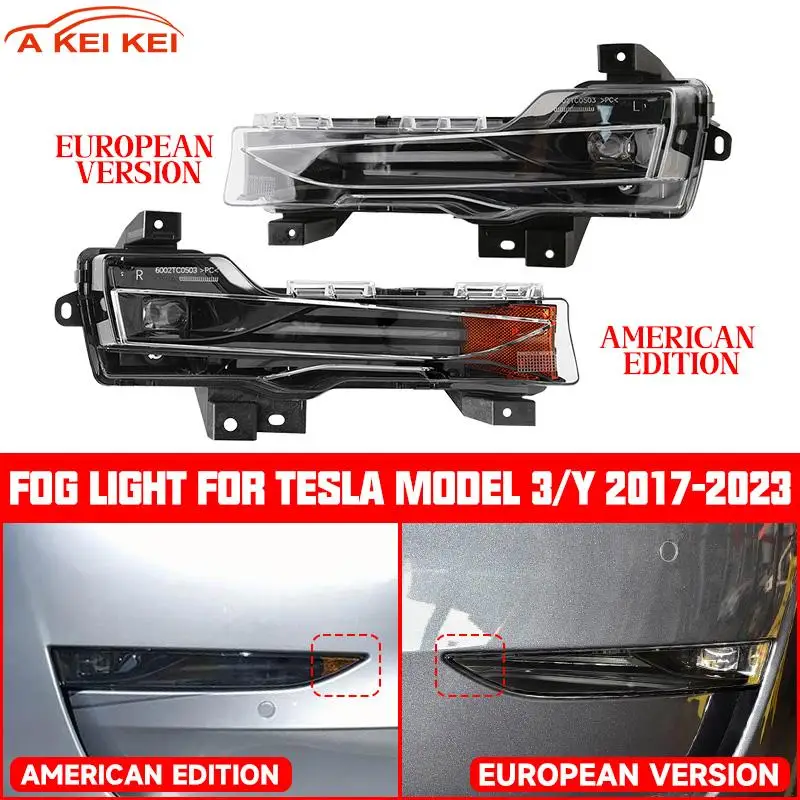 For Tesla Model Y 3 10773911077392 Front Fog Lamp Auto Parts Front Light LED DRL Daytime Running Light US or EU Version
For Tesla Model Y 3 10773911077392 Front Fog Lamp Auto Parts Front Light LED DRL Daytime Running Light US or EU Version