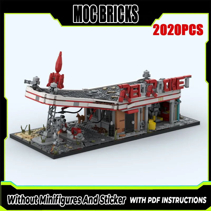 Moc Building Model Brick Apocalypse Gas Station Technology Modular Building Blocks Gift Christmas Toys DIY Set Assembly
Moc Building Model Brick Apocalypse Gas Station Technology Modular Building Blocks Gift Christmas Toys DIY Set Assembly