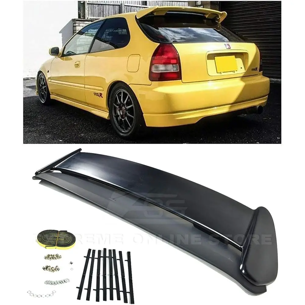 for 1996-2000 Honda Civic EJ6 3Dr Hatchback | JDM Type-R Style ABS Plastic Primer Black Rear Roof Top Wing Spoiler CTR EK9 Si Ty
for 1996-2000 Honda Civic EJ6 3Dr Hatchback | JDM Type-R Style ABS Plastic Primer Black Rear Roof Top Wing Spoiler CTR EK9 Si Ty