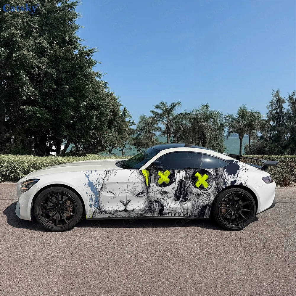 2pcs Yellow Cross Skull Bunny Trendy, Durable, Fade-resistant, Enhance Vehicle Aesthetics With Artistic Design Car Vinyl Wraps
2pcs Yellow Cross Skull Bunny Trendy, Durable, Fade-resistant, Enhance Vehicle Aesthetics With Artistic Design Car Vinyl Wraps