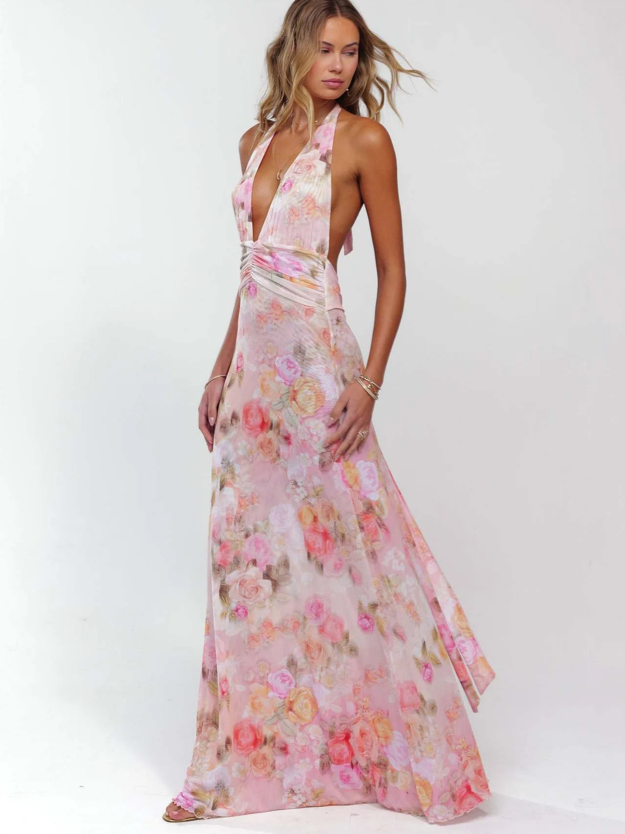 Summer Floral Print Mesh Maxi Dress Outfits Sexy Backless Fairy Sun Dresses Vacation Beachwear Vestidos Fashion Woman Robes
Summer Floral Print Mesh Maxi Dress Outfits Sexy Backless Fairy Sun Dresses Vacation Beachwear Vestidos Fashion Woman Robes