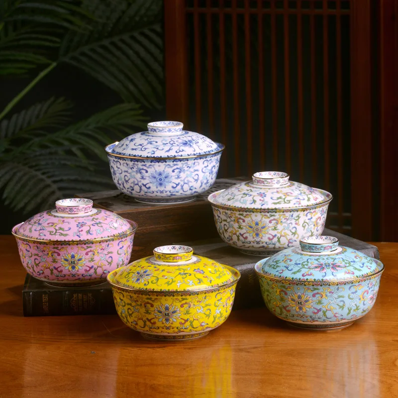 7in Chinese Retro Ceramic Bowl With Cover Instant Noodles Soup Bowl Tableware Antique Bowl For Household
7in Chinese Retro Ceramic Bowl With Cover Instant Noodles Soup Bowl Tableware Antique Bowl For Household