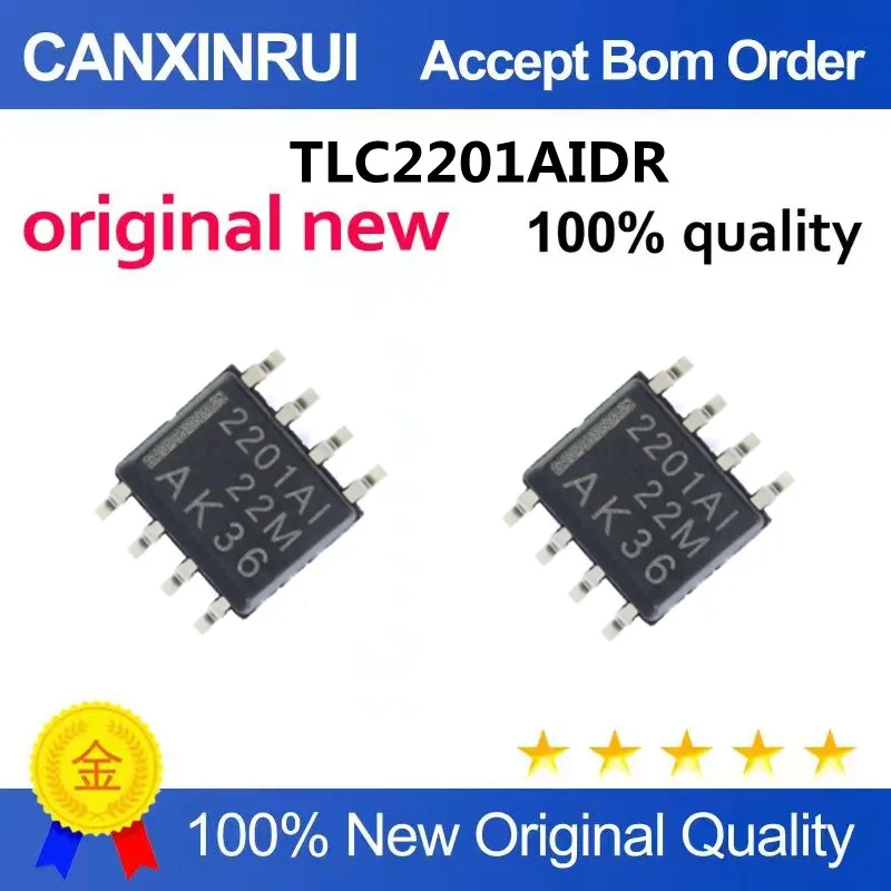 TLC2201AIDR Operational Amplifier Chip SOP-8 Packace Quality Assurance Silk Screen 2201AI
TLC2201AIDR Operational Amplifier Chip SOP-8 Packace Quality Assurance Silk Screen 2201AI