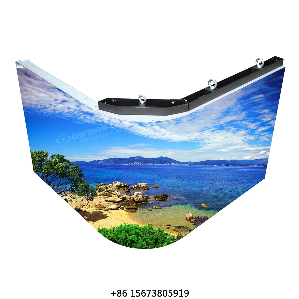 Curved Waterproof Billboard Video Wall Panel Outdoor Advertising Display LED Screen
Curved Waterproof Billboard Video Wall Panel Outdoor Advertising Display LED Screen