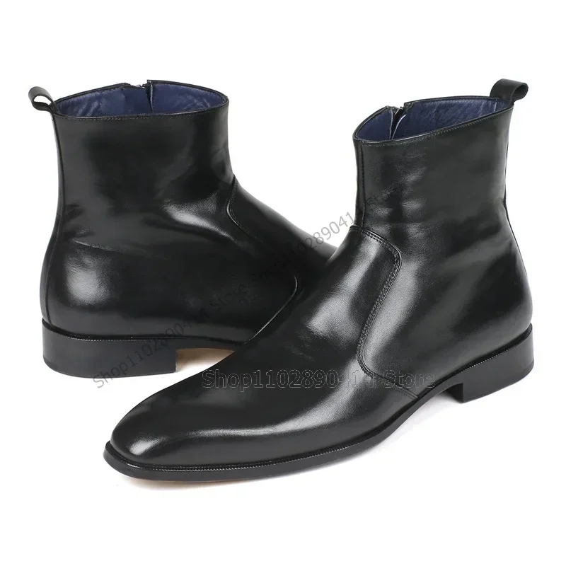 Black Leather Business Concise Style Ankle Boots Fashion Slip On Men Boots Luxury Handmade Party Banquet Office Men Dress Shoes
Black Leather Business Concise Style Ankle Boots Fashion Slip On Men Boots Luxury Handmade Party Banquet Office Men Dress Shoes