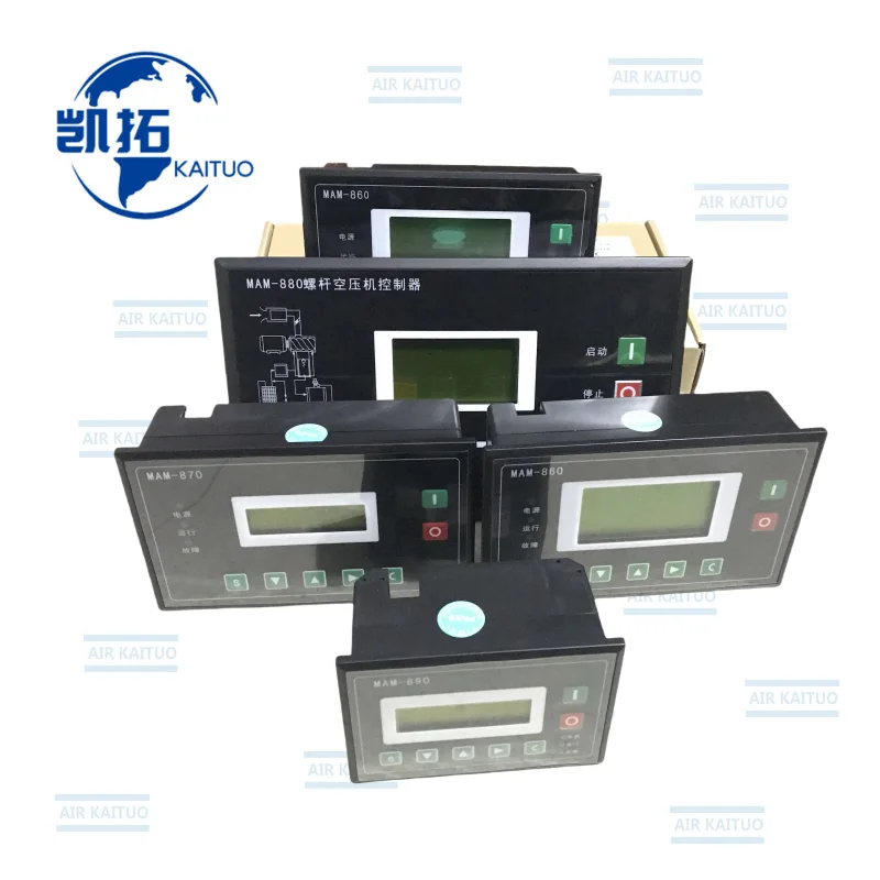 MAM880(B) 100A/200A/400A Электронная панель контроллера ПЛК с трансформатором CT1+CT2 для винтового воздушного компрессора
MAM880(B) 100A/200A/400A Электронная панель контроллера ПЛК с трансформатором CT1+CT2 для винтового воздушного компрессора
