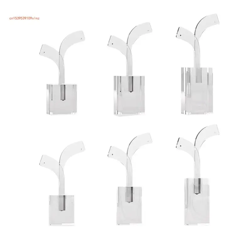 Set of 3 Clear Acrylic Earring Holders Earring Stand Perfect for Jewelry Display and Organization at Home or Store 
Set of 3 Clear Acrylic Earring Holders Earring Stand Perfect for Jewelry Display and Organization at Home or Store