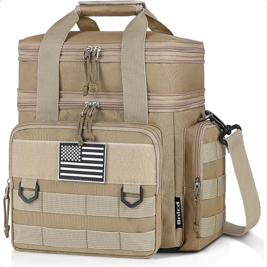 Tactical Lunch Box for Men Expandable Large Insulated Lunch Bag for Adult Heavy Duty Double Deck Lunch Cooler Bag with Shoulder
Tactical Lunch Box for Men Expandable Large Insulated Lunch Bag for Adult Heavy Duty Double Deck Lunch Cooler Bag with Shoulder