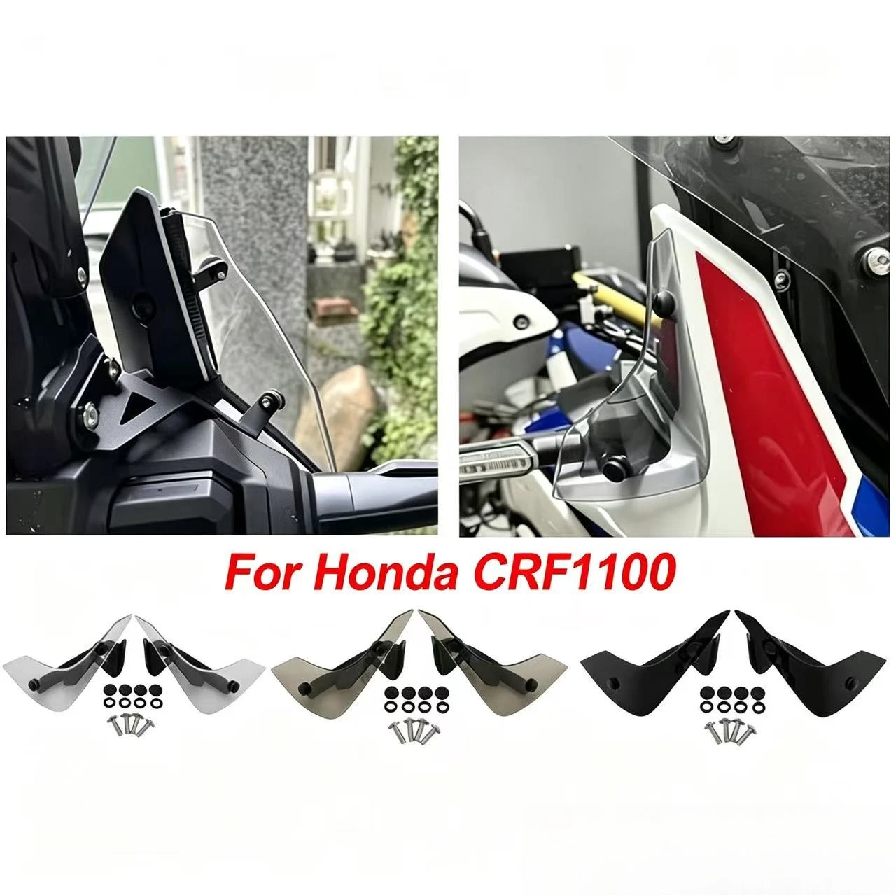 For Honda CRF 1100L Adventure Sports CRF1100 crf 1100 L 2020 Motorcycle Wind Deflectors High Performance Acrylic
For Honda CRF 1100L Adventure Sports CRF1100 crf 1100 L 2020 Motorcycle Wind Deflectors High Performance Acrylic