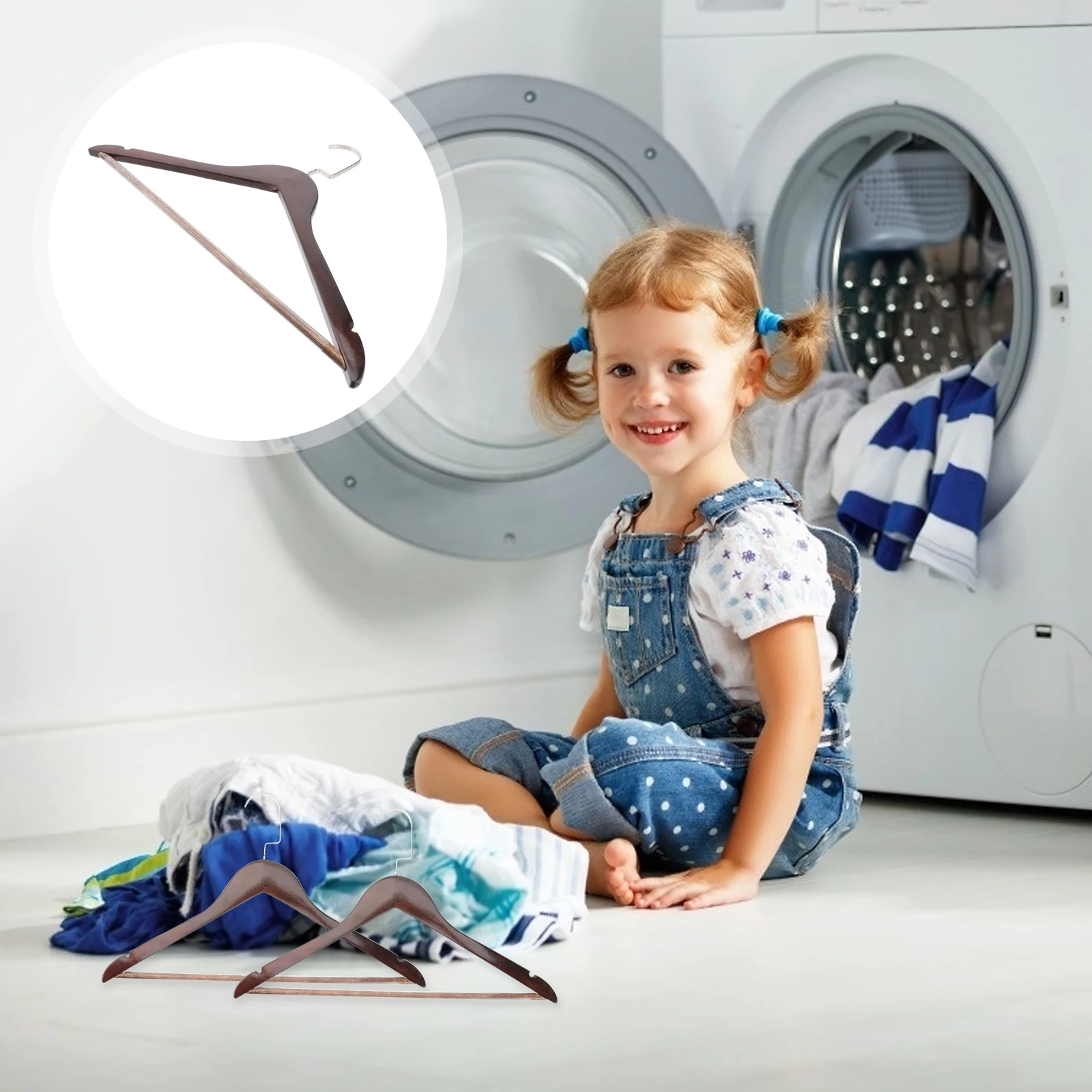 2Pcs Premium Wooden Hanger Anti-Sagging Hooks for Organizing Coats Suits Dresses Sweaters No Wrinkles Stress-Free
2Pcs Premium Wooden Hanger Anti-Sagging Hooks for Organizing Coats Suits Dresses Sweaters No Wrinkles Stress-Free