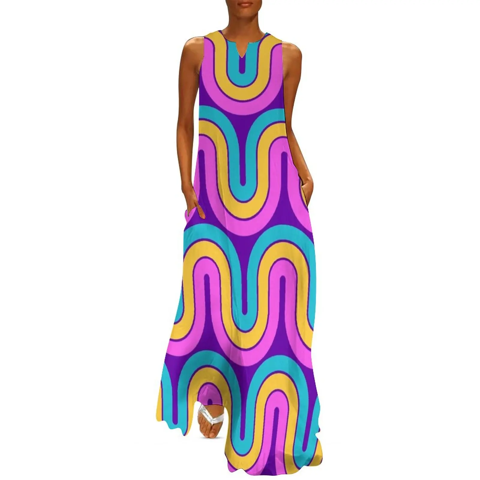 Retro Geometric Gradient Design 842 Long Dress luxury women's party dress evening prom long dresses for women womens dress
Retro Geometric Gradient Design 842 Long Dress luxury women's party dress evening prom long dresses for women womens dress