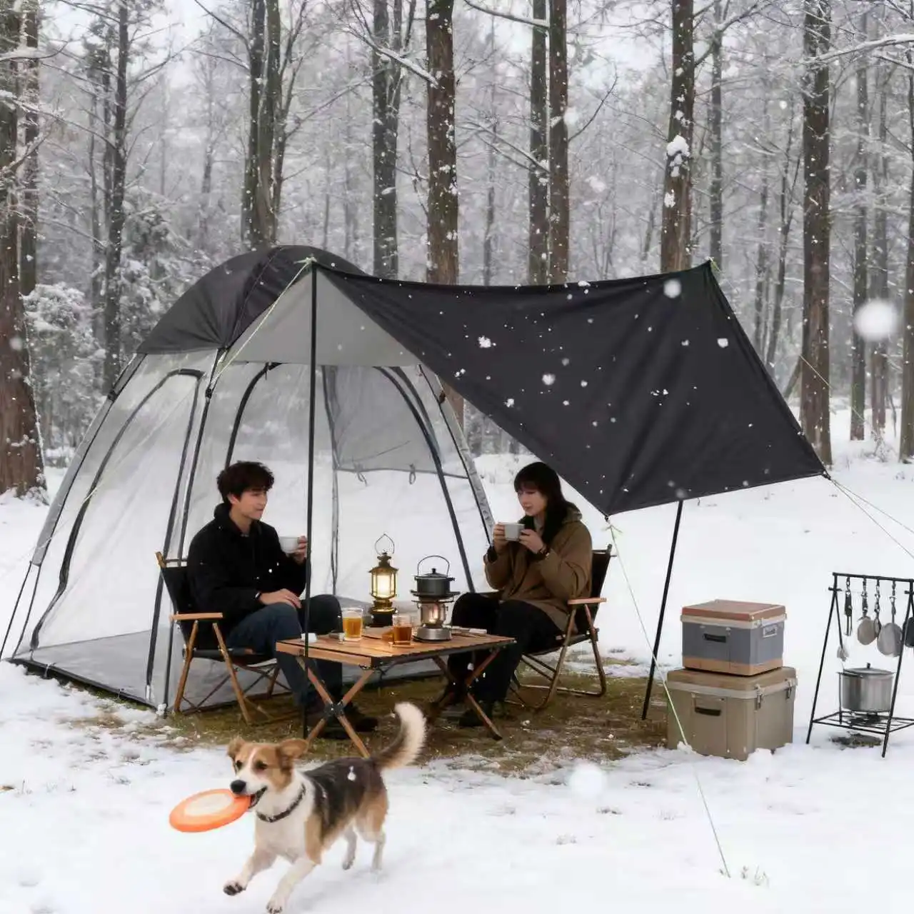 All Weather Sport Tent,Bubble Tent with Connected Canopy,Clear Weather Proof Pod Tent,Sun Shelter for Outdoor Activities
All Weather Sport Tent,Bubble Tent with Connected Canopy,Clear Weather Proof Pod Tent,Sun Shelter for Outdoor Activities