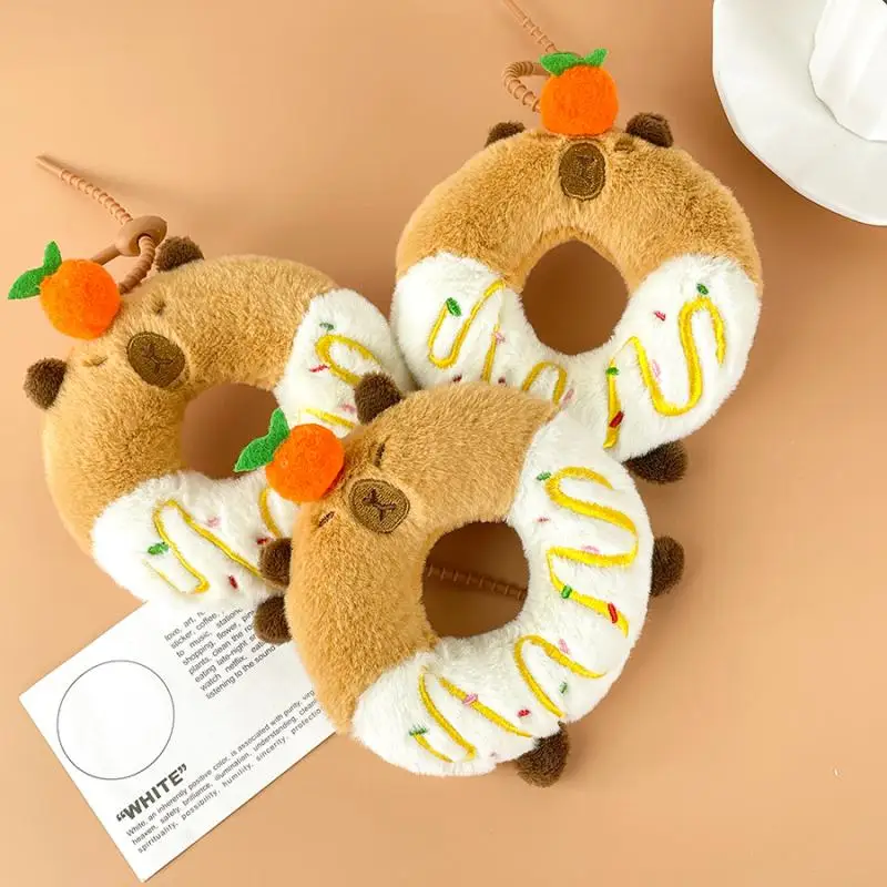 Donut Capybara Keychain Doll With Lanyard Charm Adorable Backpack Pendant Soft Plush Bag Charm Ornament Decoration Toy Gift
Donut Capybara Keychain Doll With Lanyard Charm Adorable Backpack Pendant Soft Plush Bag Charm Ornament Decoration Toy Gift