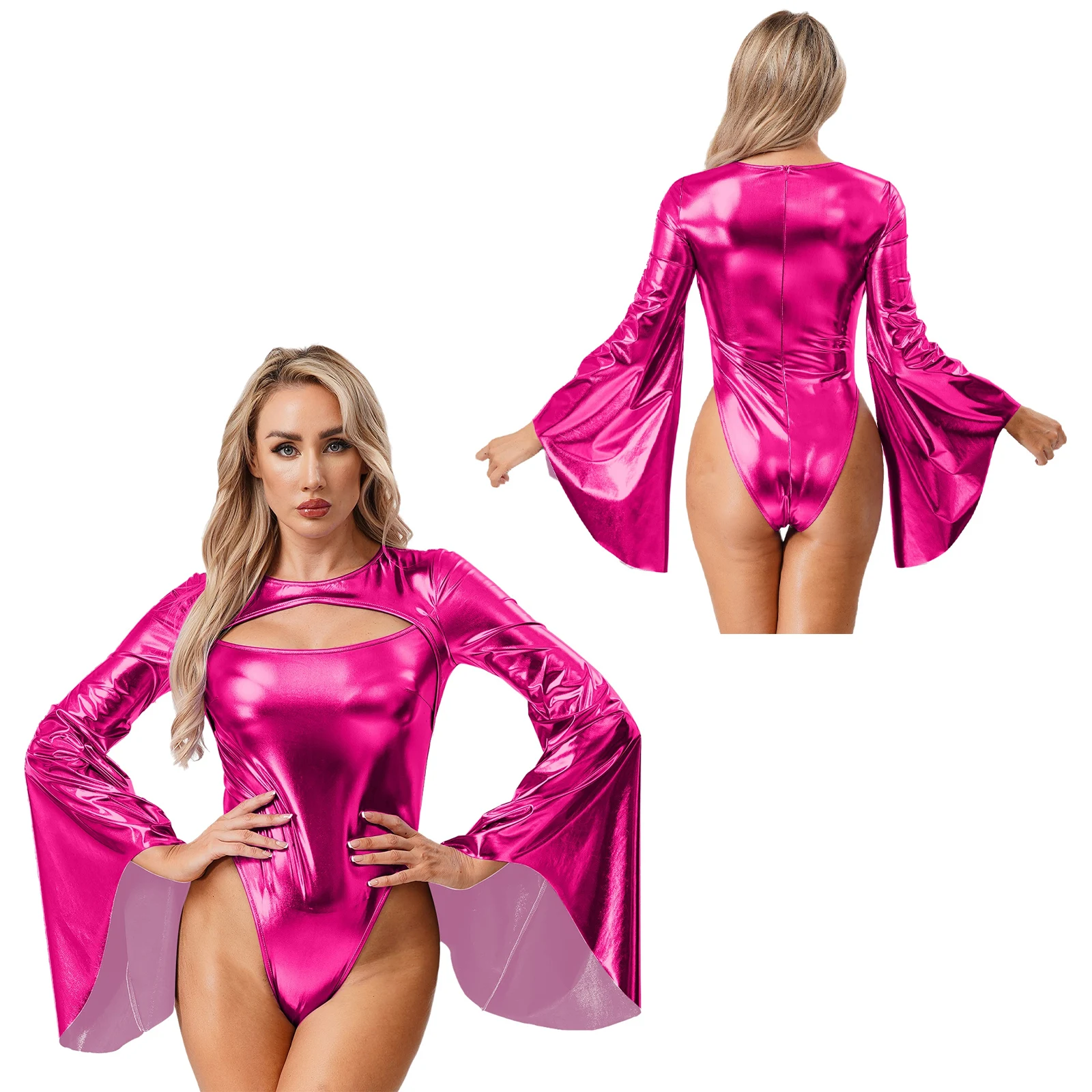 Adult Women Metallic Disco Party Club Waltz Pole Dancing Leotard Bodysuit Fashion Holographic Jazz Tango Stage Showings Costumes
Adult Women Metallic Disco Party Club Waltz Pole Dancing Leotard Bodysuit Fashion Holographic Jazz Tango Stage Showings Costumes
