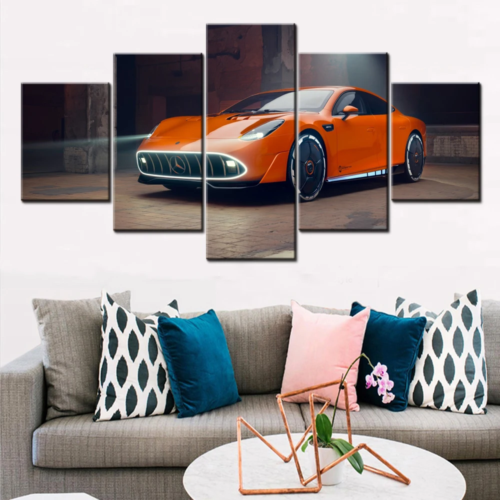 5 Pieces Canvas Wall Arts Poster Painting Cars Concept AMG GT XX 2025 Wallpaper Home Decor Picture Printing For Living Room
5 Pieces Canvas Wall Arts Poster Painting Cars Concept AMG GT XX 2025 Wallpaper Home Decor Picture Printing For Living Room