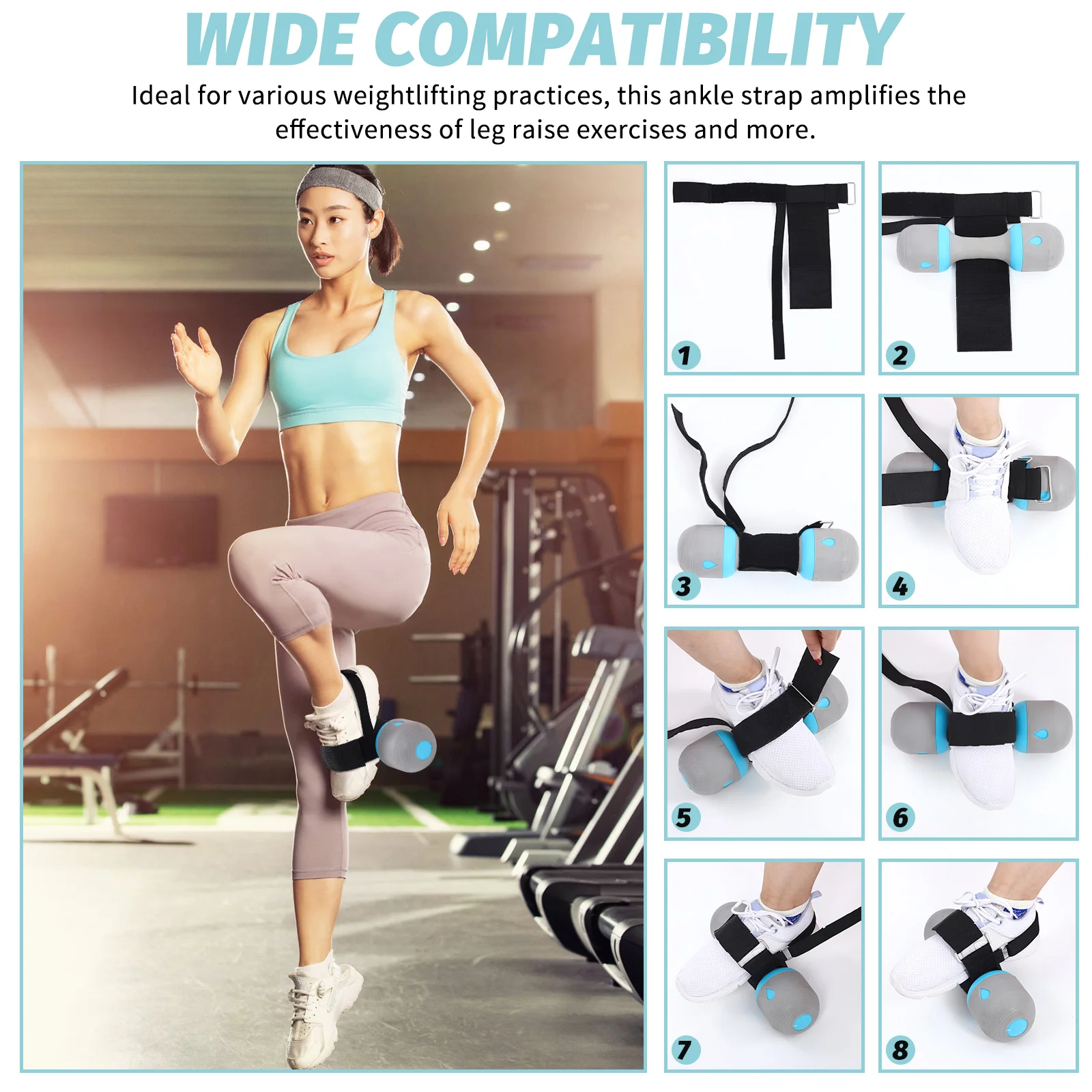 Ankle Weight Belt Dumbbell Foot Holder Straps Sports Adjustable Weights Gym Home Exercise Leg Curl Extension Attachment Fitness
Ankle Weight Belt Dumbbell Foot Holder Straps Sports Adjustable Weights Gym Home Exercise Leg Curl Extension Attachment Fitness