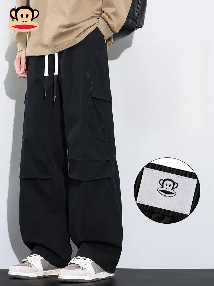 PaulFrank Comfortable Straight Leg Casual Pants Men's Loose Fit Pure Color Workwear Autumn New Sle Youthful Vitali Cotton
PaulFrank Comfortable Straight Leg Casual Pants Men's Loose Fit Pure Color Workwear Autumn New Sle Youthful Vitali Cotton